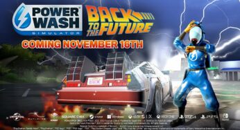 PowerWash Simulator “Back To The Future Special Pack” DLC Launches November 16th 2023