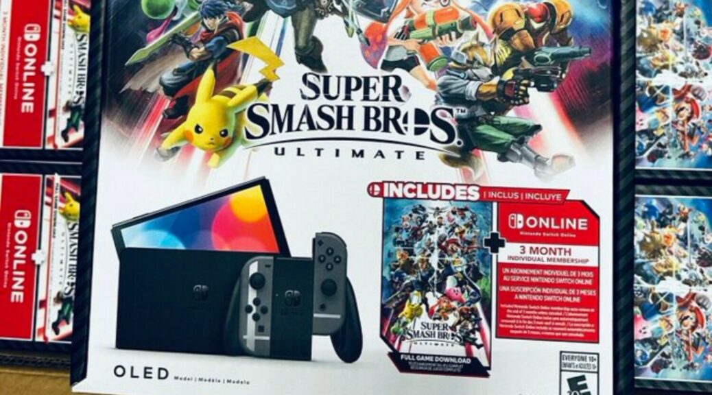 Nintendo Switch OLED: bundle com Super Smash Bros Ultimate