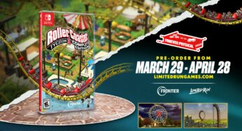 RollerCoaster Tycoon 3 Complete Edition Switch Physical Release Announced, Pre-Orders Start March 29
