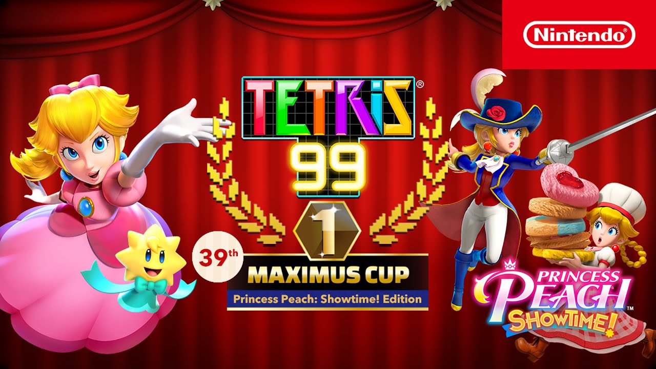 Tetris 99 39th Maximus Cup Features Princess Peach Showtime