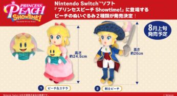 Princess Peach: Showtime! Official Plushies Announced By Sanei Boeki