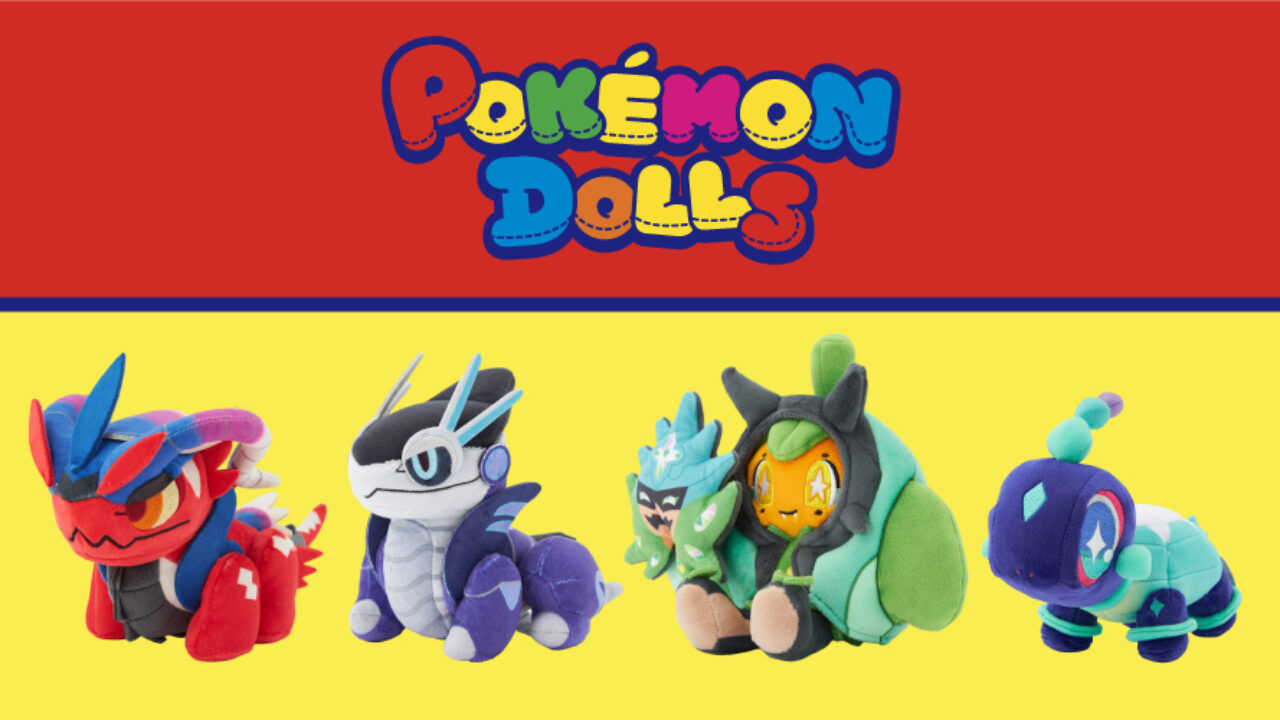Official Pokemon Dolls For Koraidon, Miraidon, Ogerpon, And