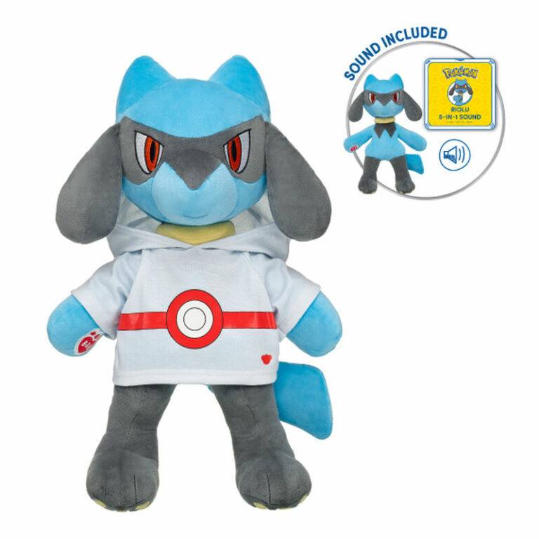 Riolu Build-A-Bear Pokemon Plush Bundle Now Available To Order ...