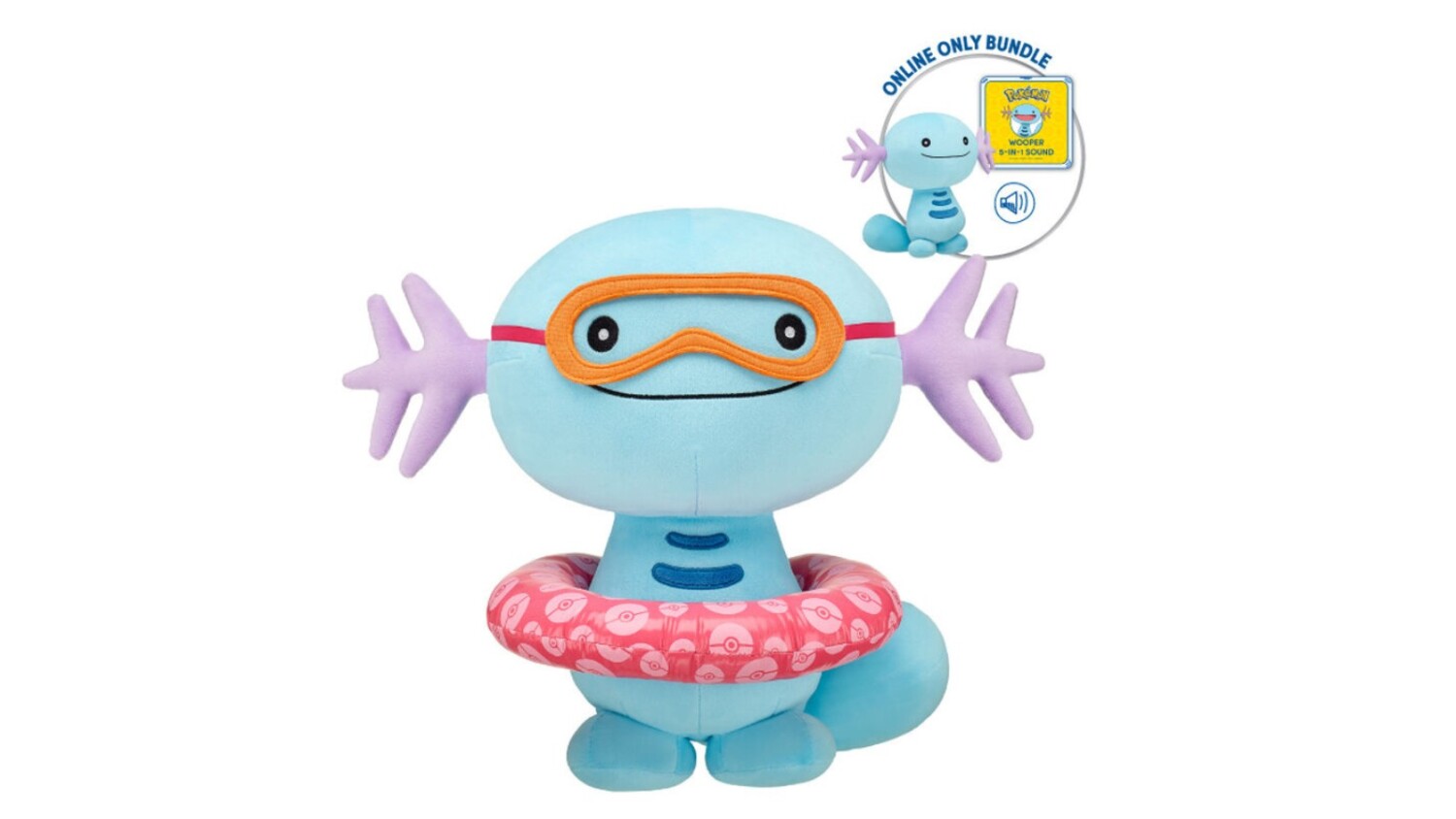 Wooper Build-A-Bear Pokemon Plush Bundle Now Available To Order