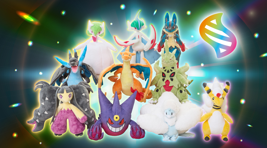 Mega Evolution Plushies Launching at Japan's Pokemon Centers in June 2025