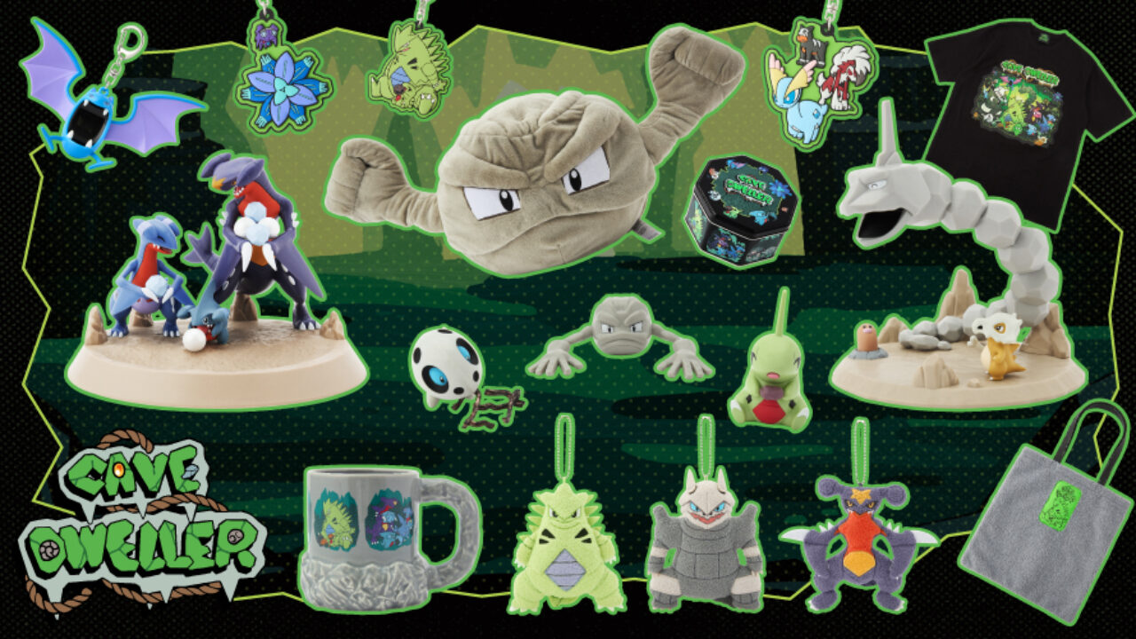 Cave Dweller” Pokemon Merch Announced For Pokemon Center Japan