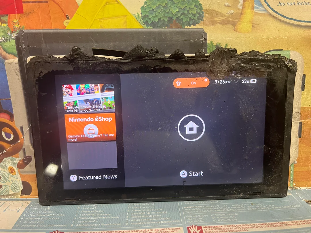 Nintendo Switch Survives House Fire: Resilience of Nintendo Hardware Impresses Fans