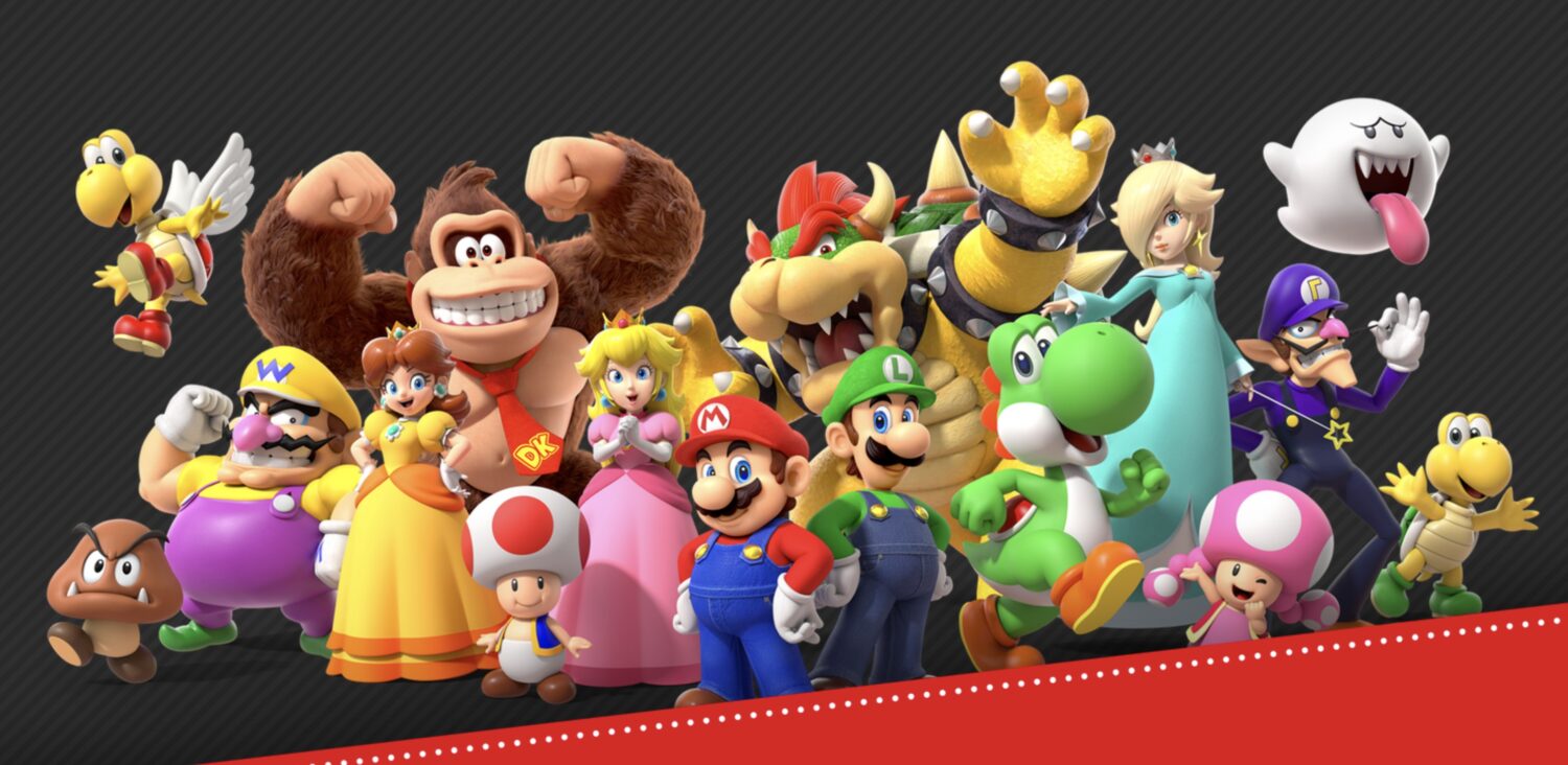 Super Mario Characters Receive Fresh Character Artwork Update on Official Nintendo Site
