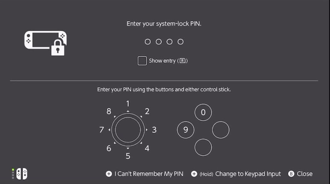 Nintendo Switch 2 Unveils System Lock Feature: Enhanced Security with PIN Protection