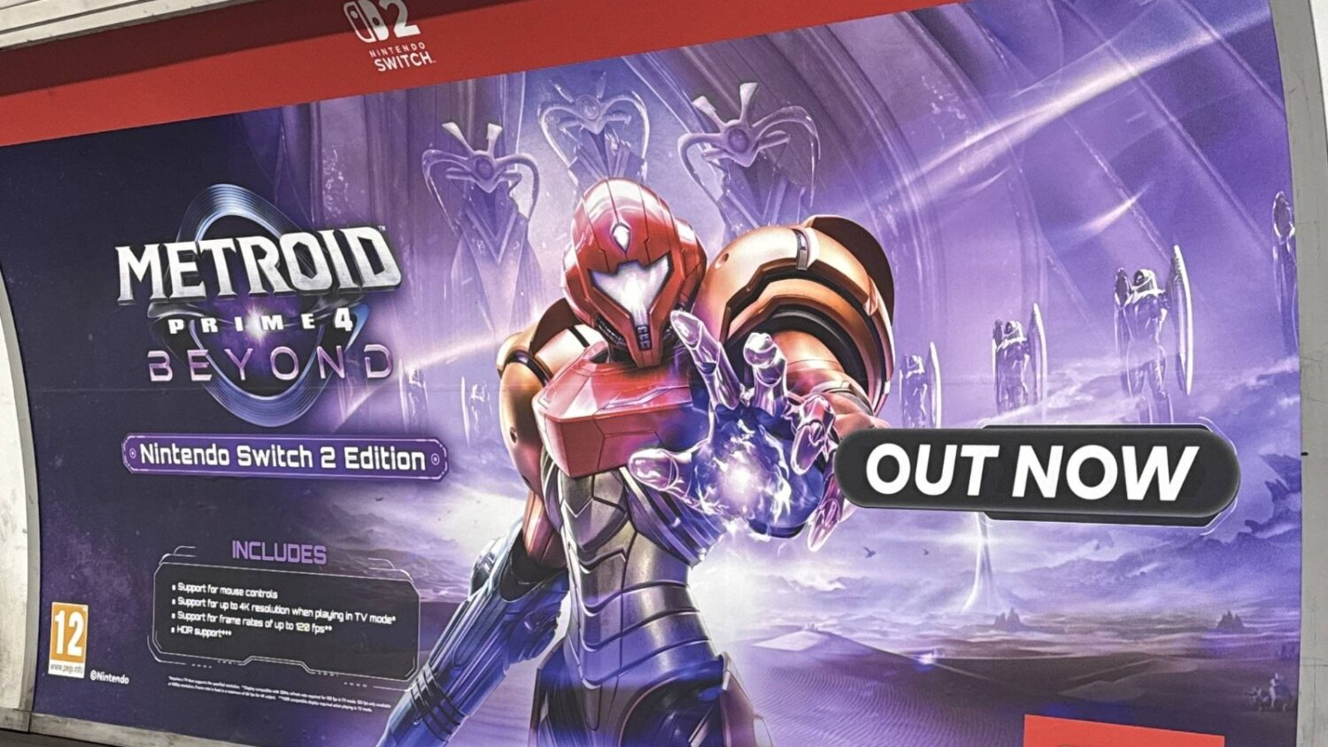 Metroid Prime 4: Beyond Advertising in London Sparks Confusion Amid Lack of Official Release Date