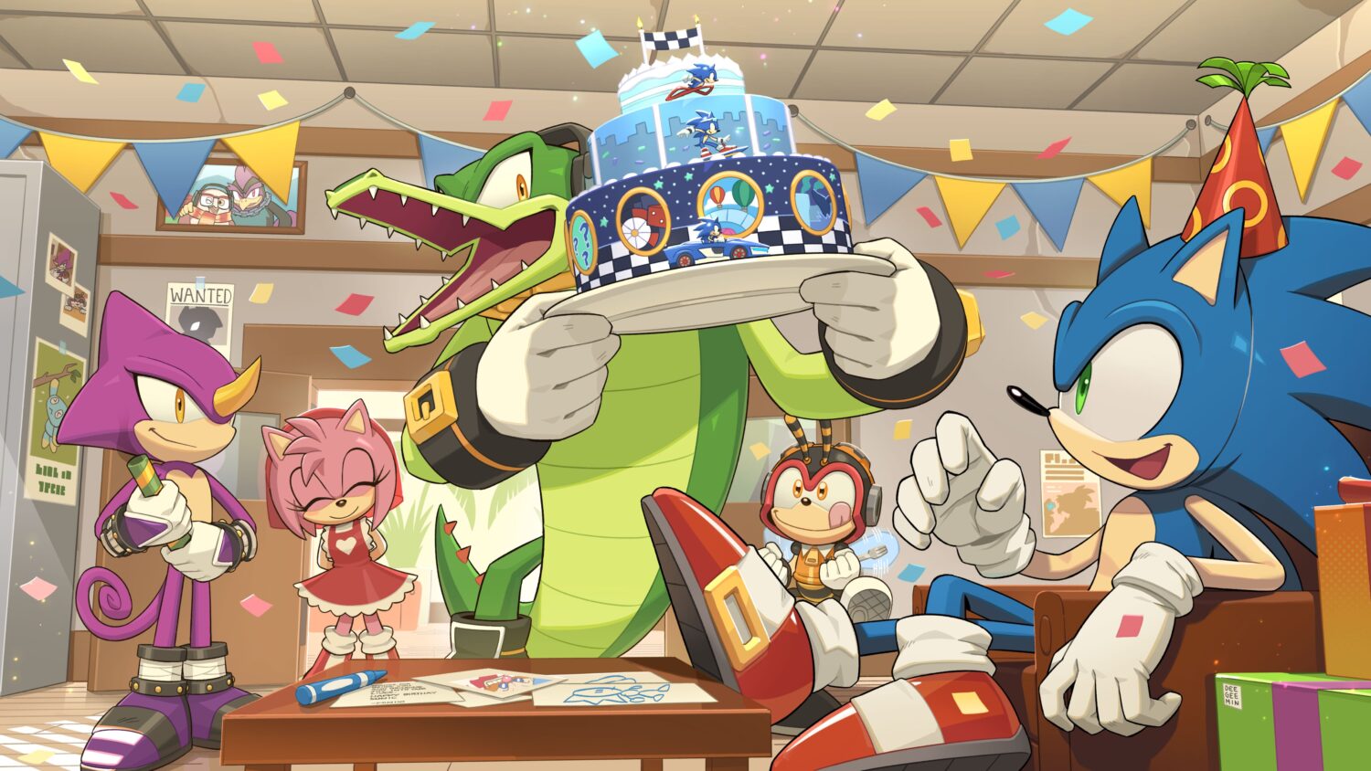 Sonic the Hedgehog Celebrates 34th Anniversary With New Artwork and Sonic Racing: CrossWorlds Tie-In