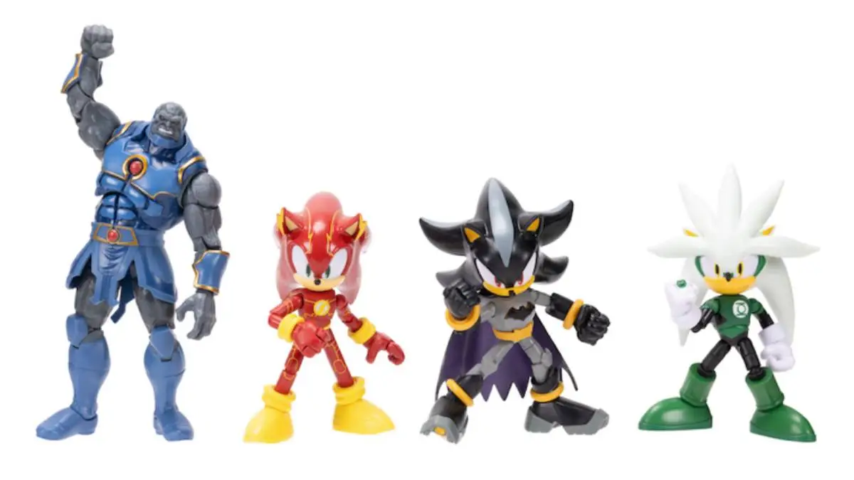 DC x Sonic The Hedgehog Crossover Figures Announced by Sega and Jakks Pacific