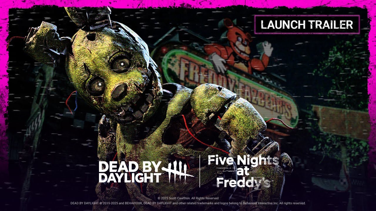 Dead by Daylight FNAF Crossover Brings Springtrap to Nintendo Switch and More