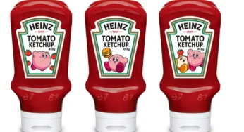 Heinz Teams Up With Kirby Again With Upside-Down Ketchup Bottles In Japan