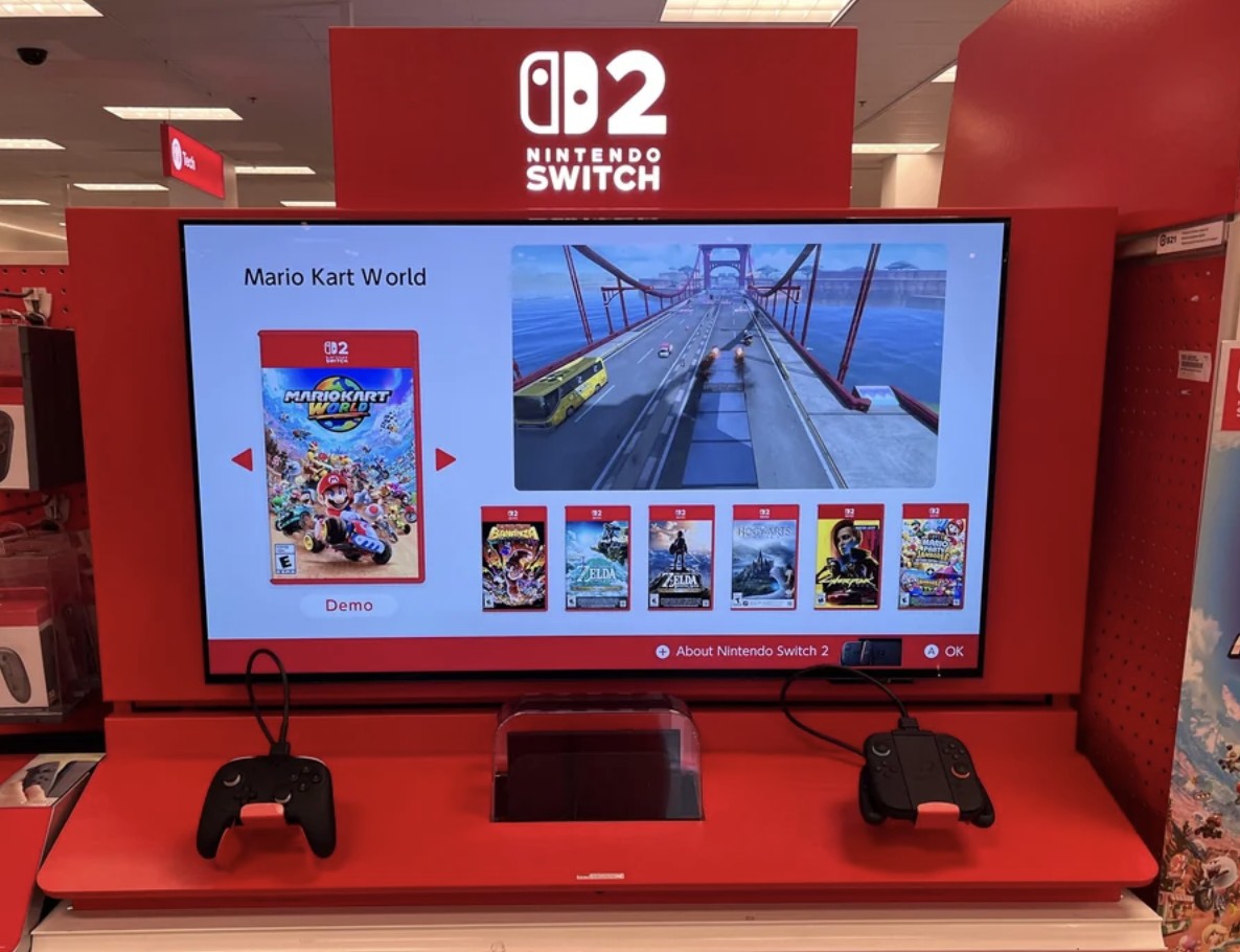 Nintendo Switch 2 Demo Kiosks Debut at US Retailers with Hands-On Game Previews