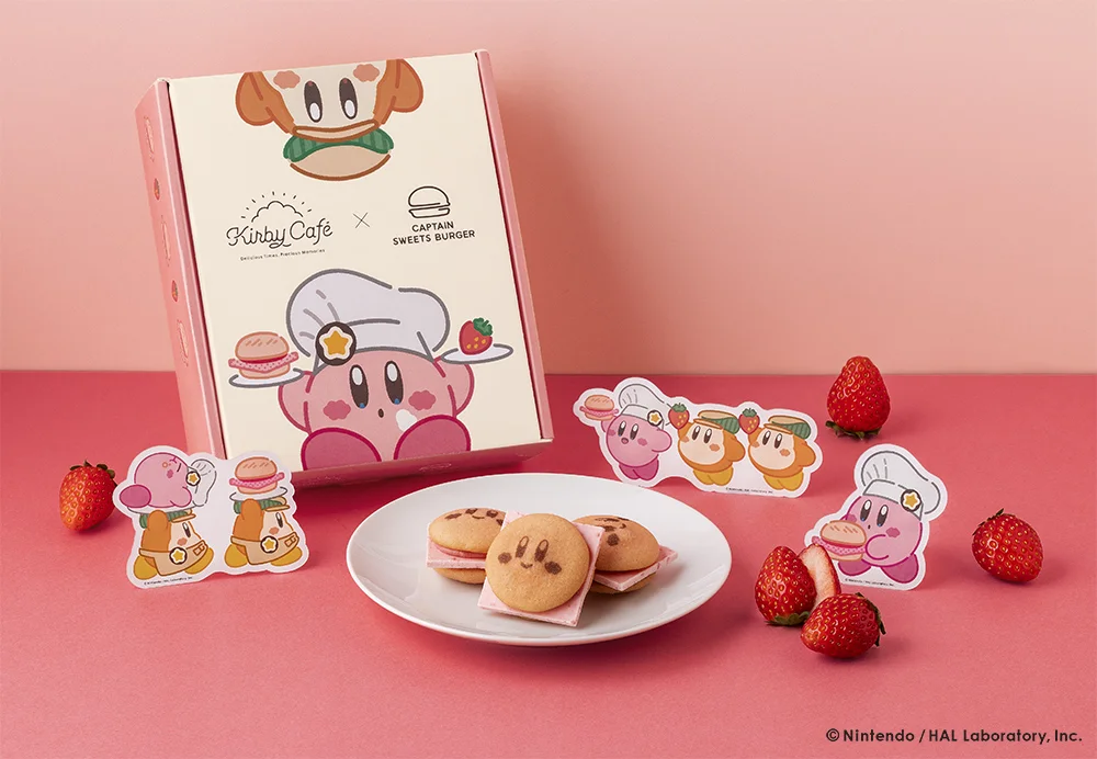 Kirby Cafe Teams Up with Captain Sweets Burger for Exclusive Haneda Airport Treats