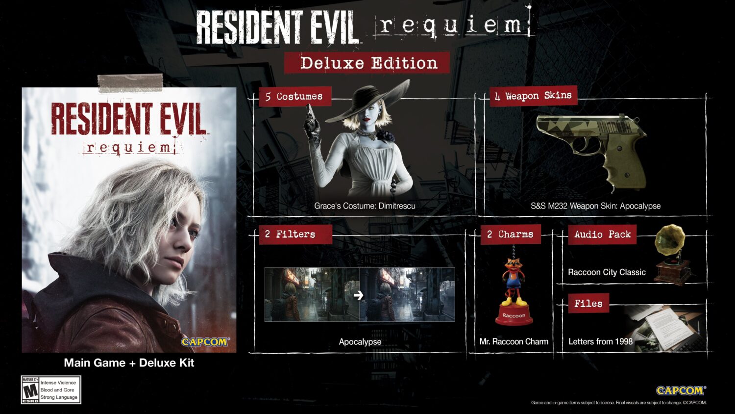 Resident Evil Requiem Pre-Order Bonuses and Deluxe Editions Revealed for Nintendo Switch 2