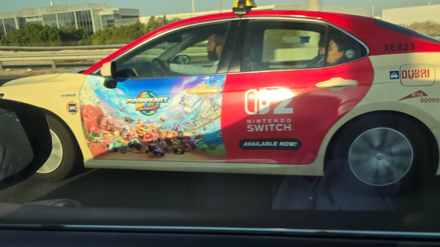 Nintendo Switch 2 Marketing Expands: Mario Kart World Taxi Ads Launch in Dubai - Nintendo News Article