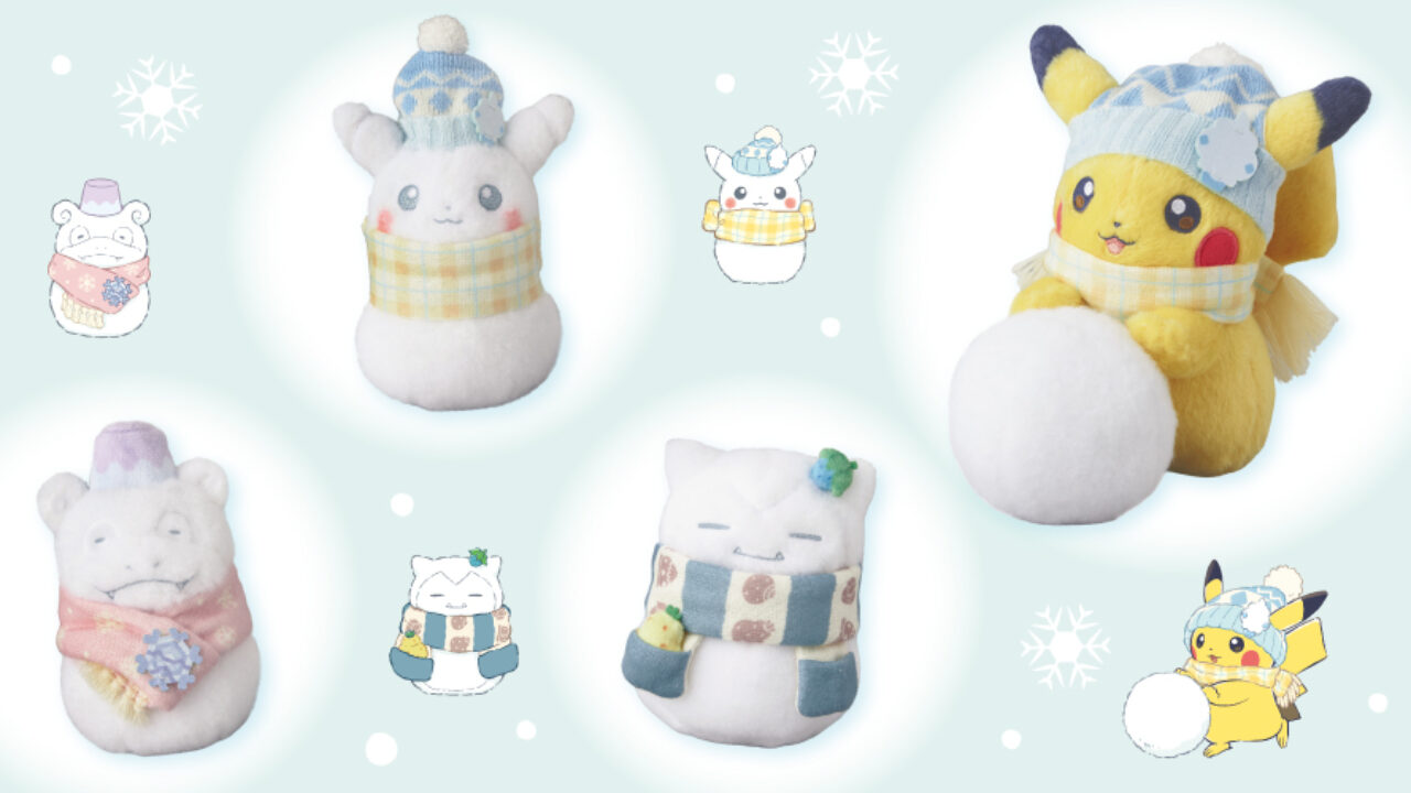 Pokemon Center Japan Announces Snowman Plush Toys For 2025 Pokemon Center Japan Announces Snowman Plush Toys For 2025