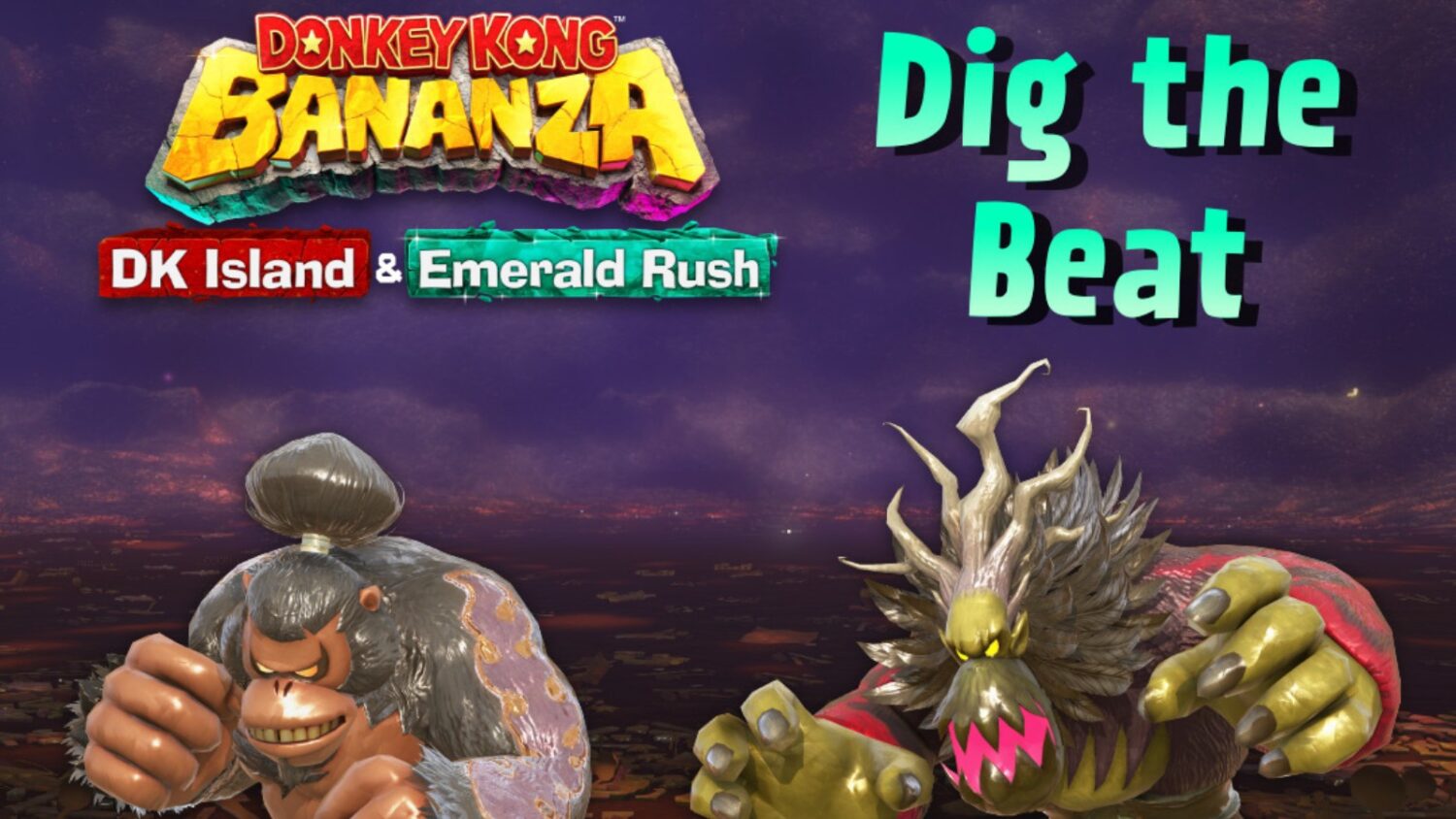 Donkey Kong Bananza: 'Dig The Beat' Emerald Rush Event Announced for December 2025 - Nintendo News Article