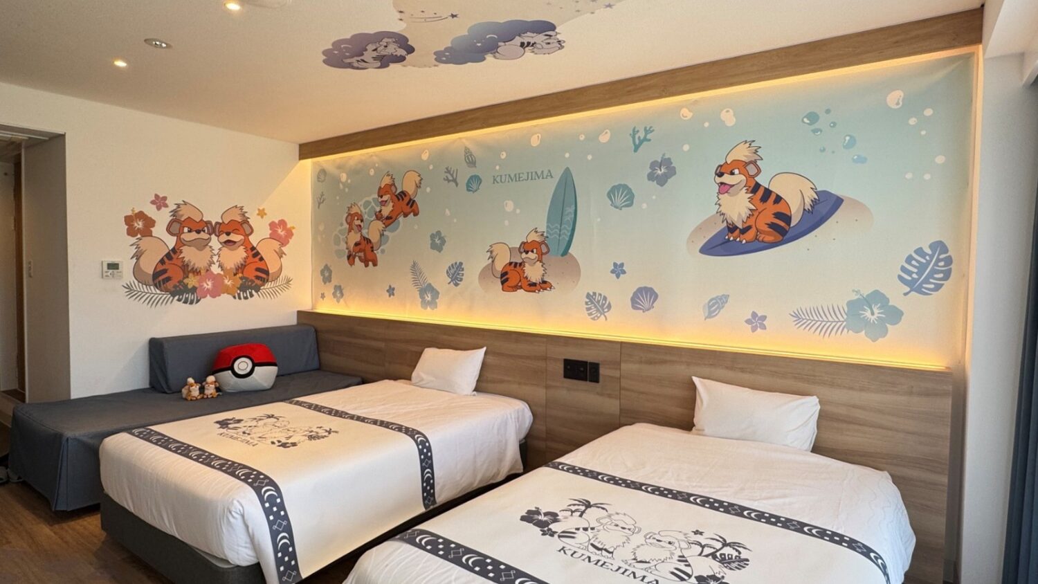 Pokémon Growlithe-Themed Hotel Room Debuts in Okinawa: Exclusive Experience at Watermark Hotel Kume Island - Nintendo News Article