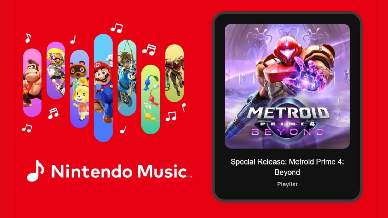 Metroid Prime 4: Beyond Soundtrack Now Available on Nintendo Music for Switch Online Subscribers - Nintendo News Article