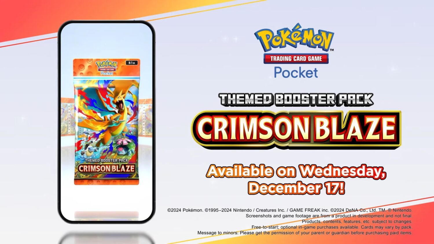 Pokémon TCG Pocket Crimson Blaze Expansion Launches December 2025 With Mega Evolution Focus - Nintendo News Article
