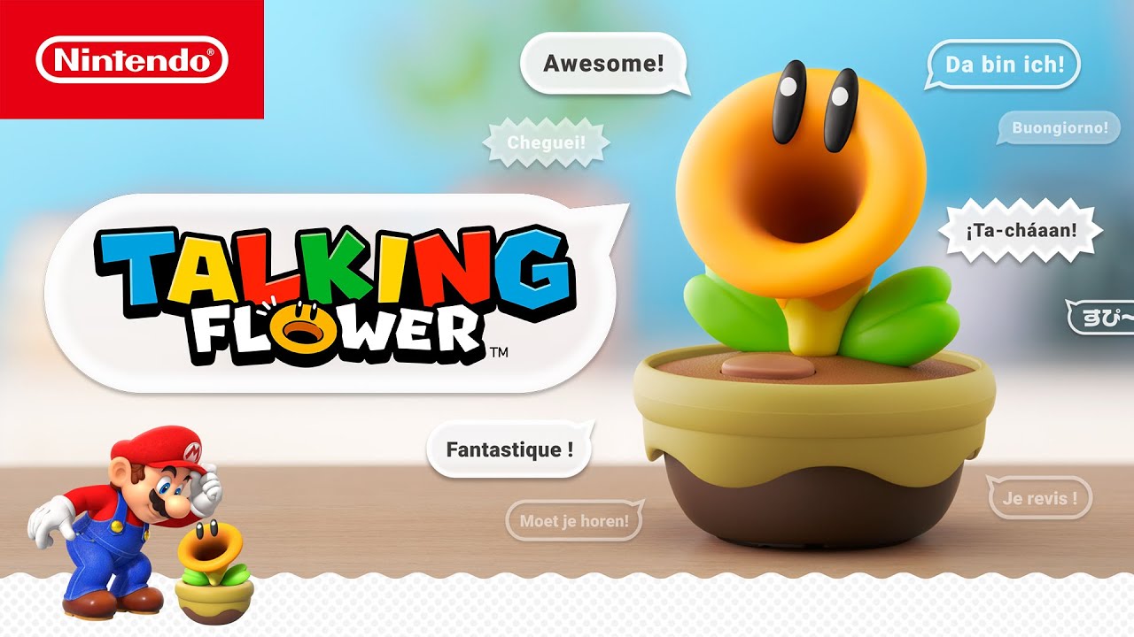 Super Mario Bros. Wonder Talking Flower Toy Set for March 2026 Release - Nintendo News Article