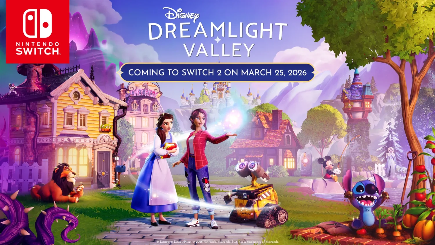 Disney Dreamlight Valley Announces Free Nintendo Switch 2 Upgrade Launching March 2026 - Nintendo News Article