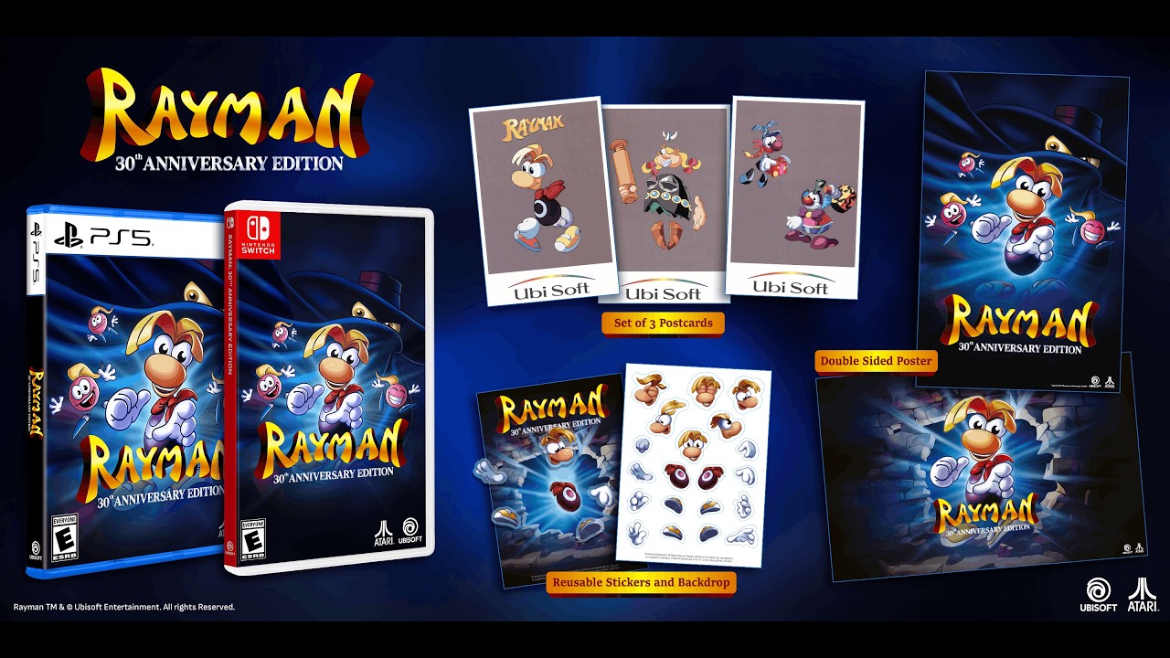Rayman: 30th Anniversary Edition Physical Release Announced for Nintendo Switch and PS5 - Nintendo News Article