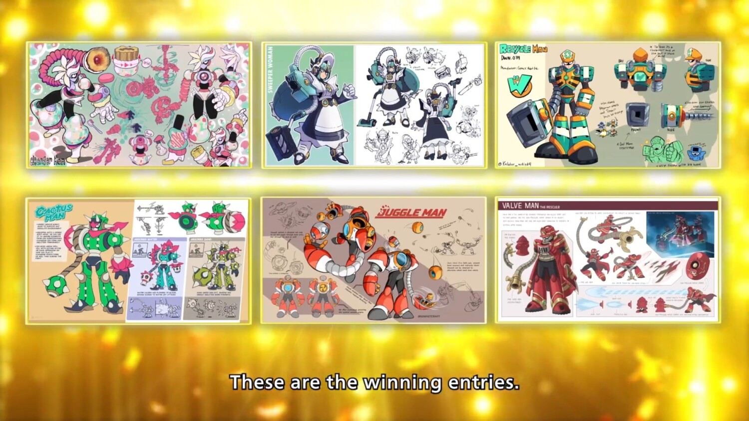 Mega Man Dual Overrider: Capcom Reveals Finalists for Robot Master Design Contest - Nintendo News Article