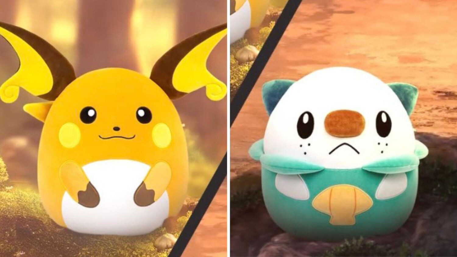 Raichu and Oshawott Join Pokémon Squishmallows Collection: Official Announcement by Jazwares - Nintendo News Article