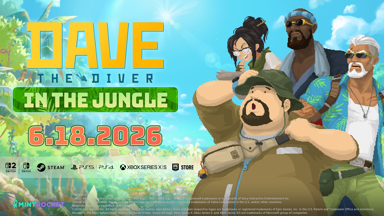Dave the Diver 'In The Jungle' DLC Release Date Announced by Mintrocket for Nintendo Switch and Switch 2 - Nintendo News Article