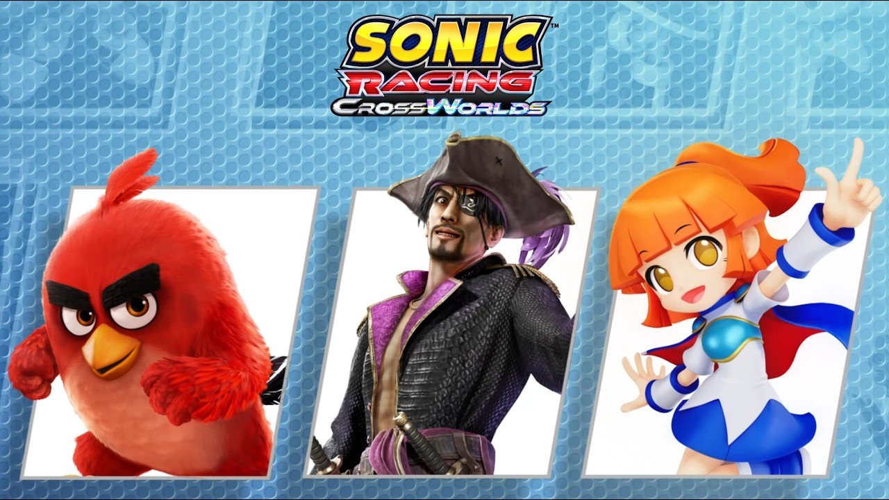 Sonic Racing Crossworlds Adds Red, Goro Majima, and Arle as Free DLC Characters in 2026 Update - Nintendo News Article