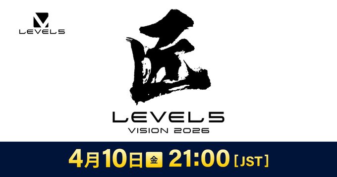 LEVEL-5 Vision 2026 Announced For April 10th 2026 - Nintendo News Article