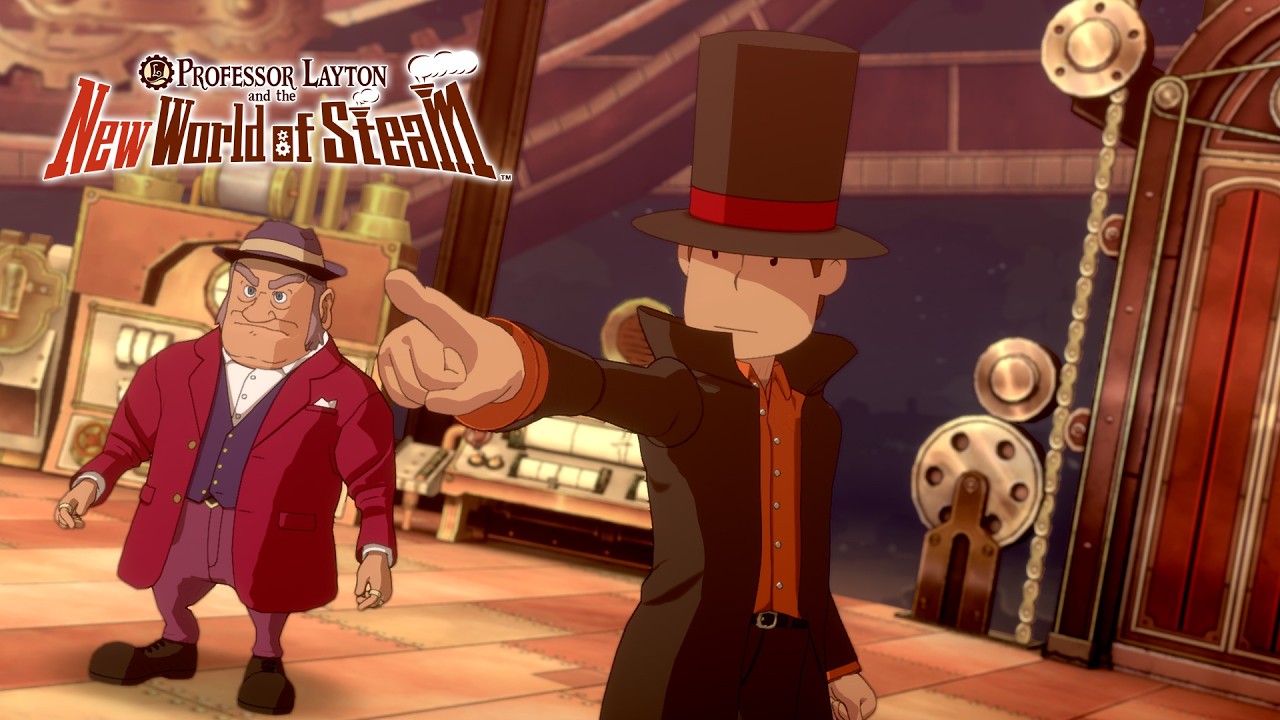 Professor Layton And The New World Of Steam Launches Late 2026 - Nintendo News Article