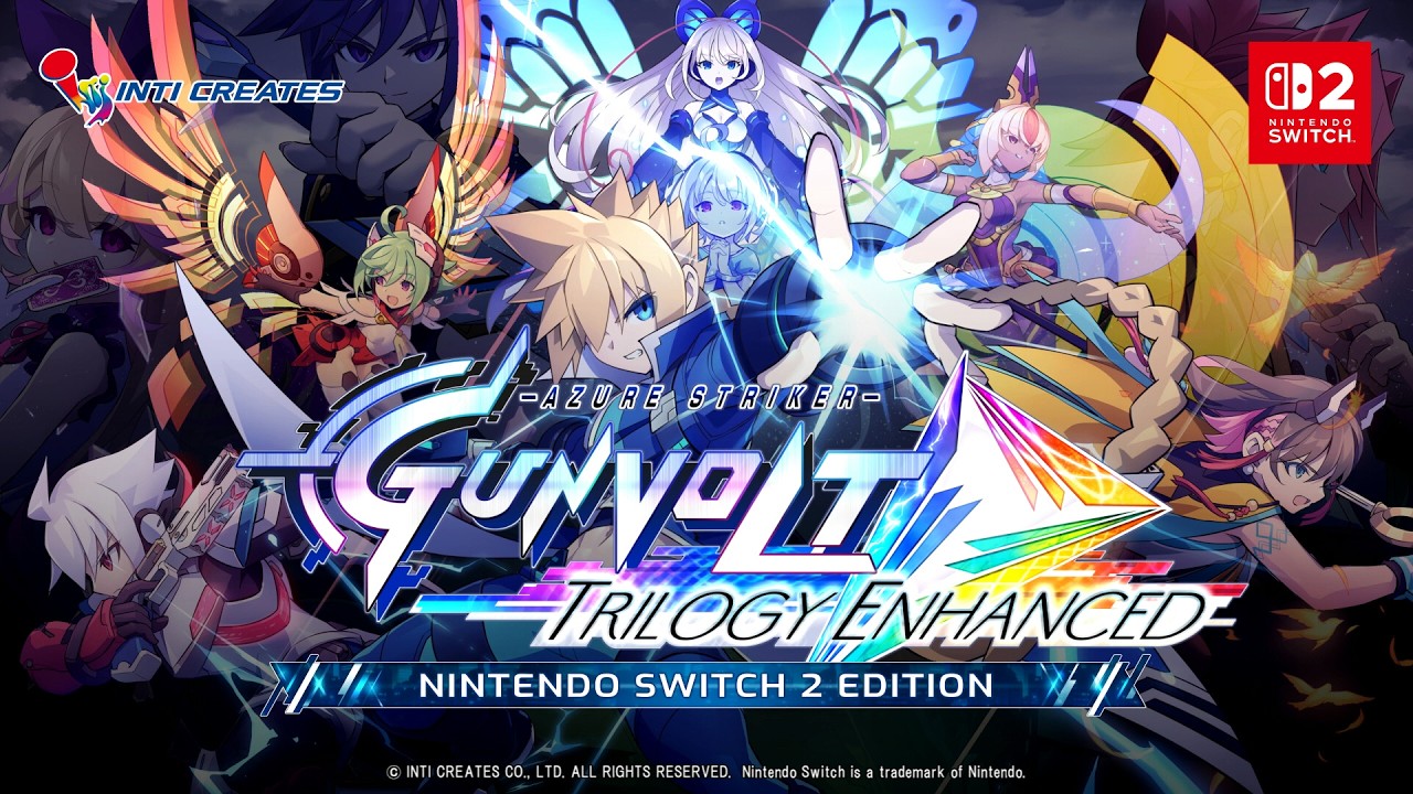Azure Striker Gunvolt Trilogy Enhanced Switch 2 Edition Releasing In 2026 - Nintendo News Article