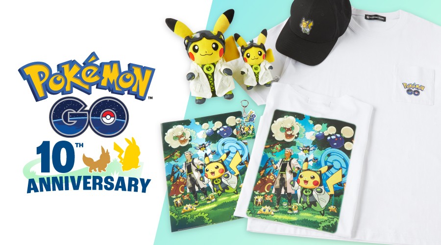 Pokémon GO 10th Anniversary Merch Arrives at Pokémon Center Japan — Professor Willow’s Assistant Pikachu Plush and Apparel on Sale July 9, 2026 - Nintendo News Article