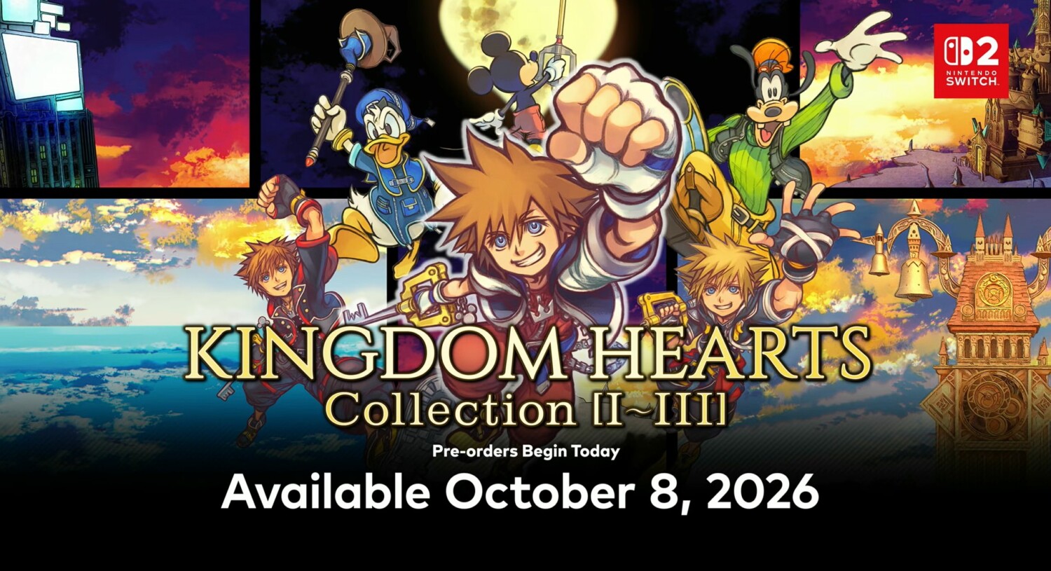 KINGDOM HEARTS Collection [I ~ III] Confirmed for Nintendo Switch 2 — October 8, 2026 Release - Nintendo News Article