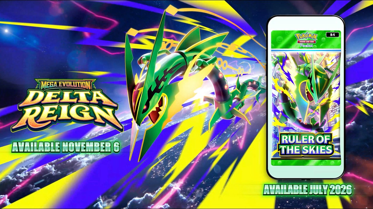 Pokemon TCG: Mega Evolution – Delta Reign and Pokemon TCG Pocket’s Ruler Of The Skies Announced - Nintendo News Article