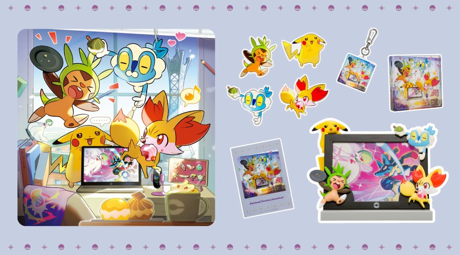 Pokémon Timeless Adventure 'Seeing' Merch Announced — Chespin, Fennekin, Froakie Arrive August 8, 2026 - Nintendo News Article