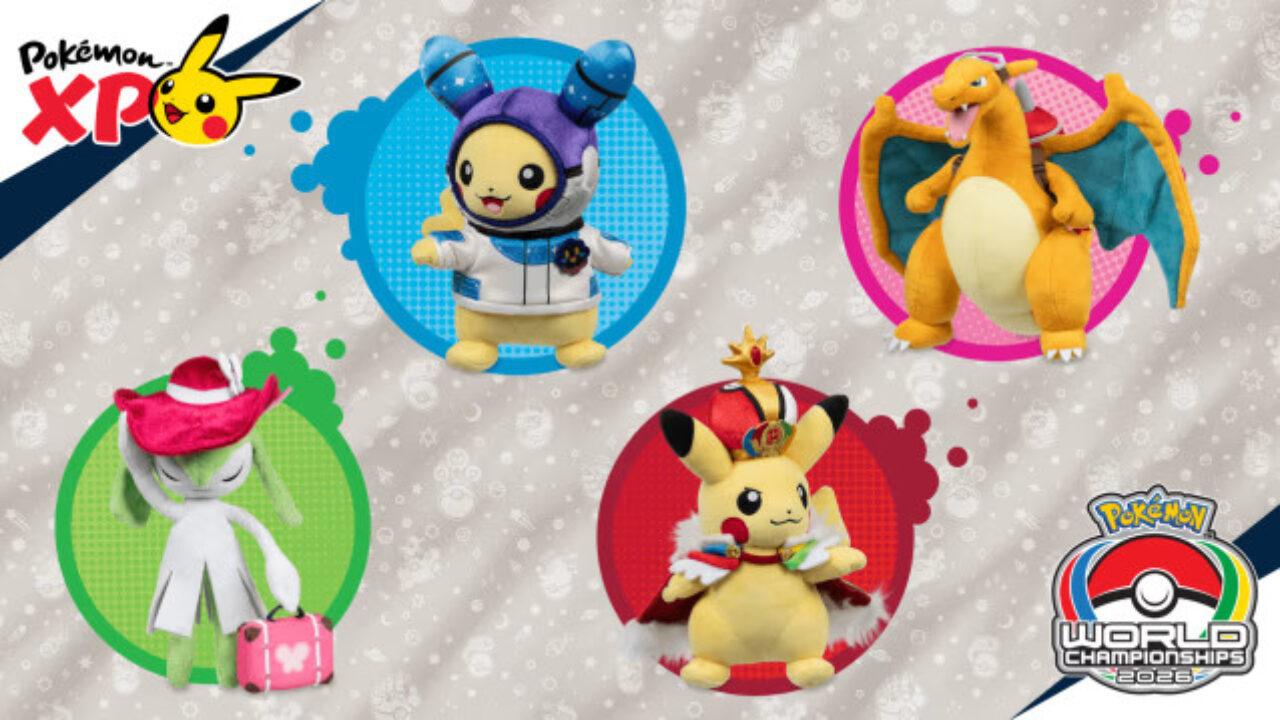 PokemonXP And Pokemon World Championships 2026 Plushies Revealed