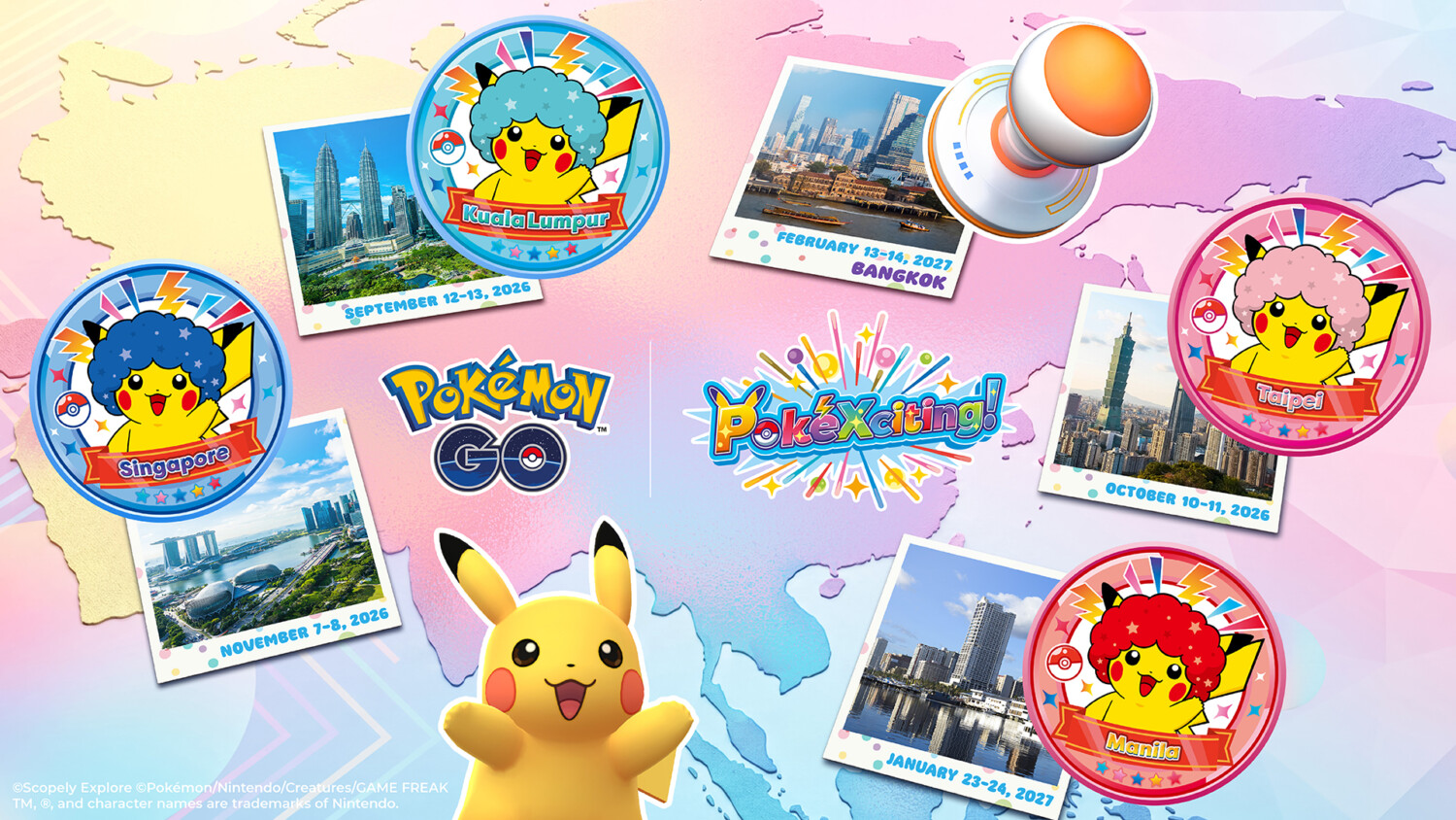 Pokémon 30th Anniversary Celebrations Announced at Singapore’s Changi Airport, Jewel and The Kallang - Nintendo News Article