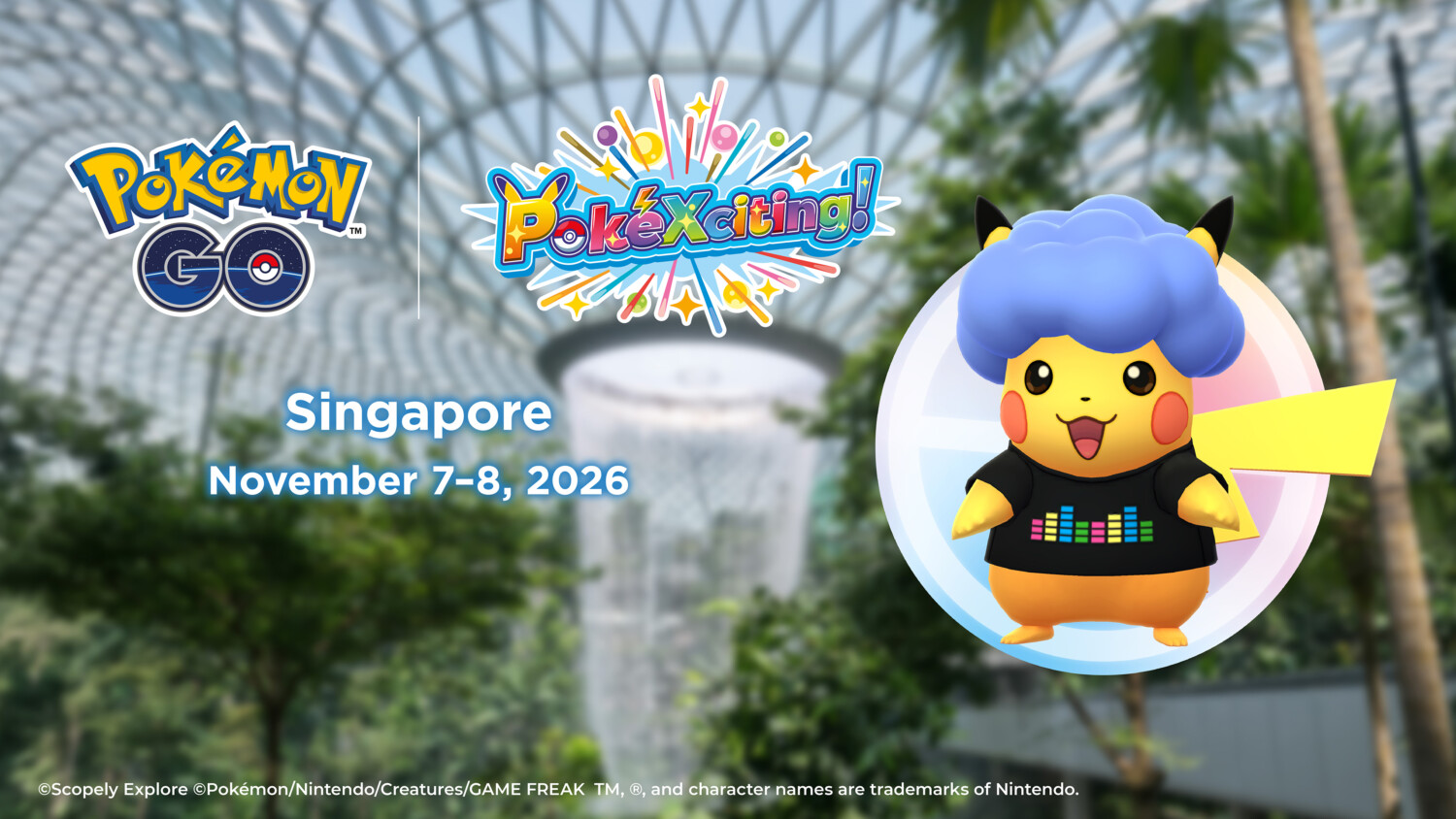 Pokémon 30th Anniversary Celebrations at Changi Airport, Jewel and The Kallang Announced - Nintendo News Article