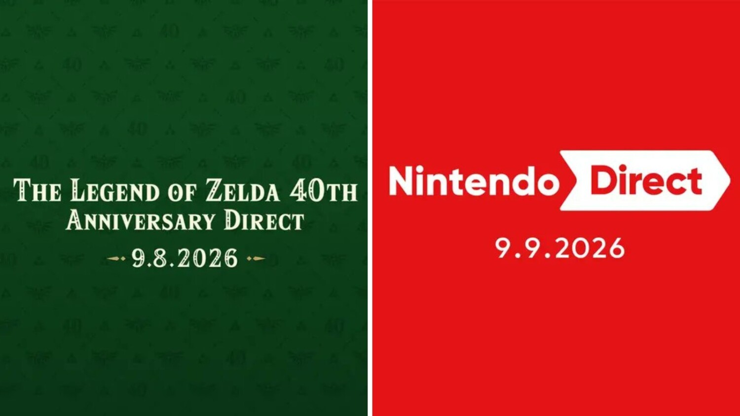 The Legend of Zelda 40th Anniversary Direct Confirmed for September 2026 — Two Nintendo Direct Presentations Announced - Nintendo News Article