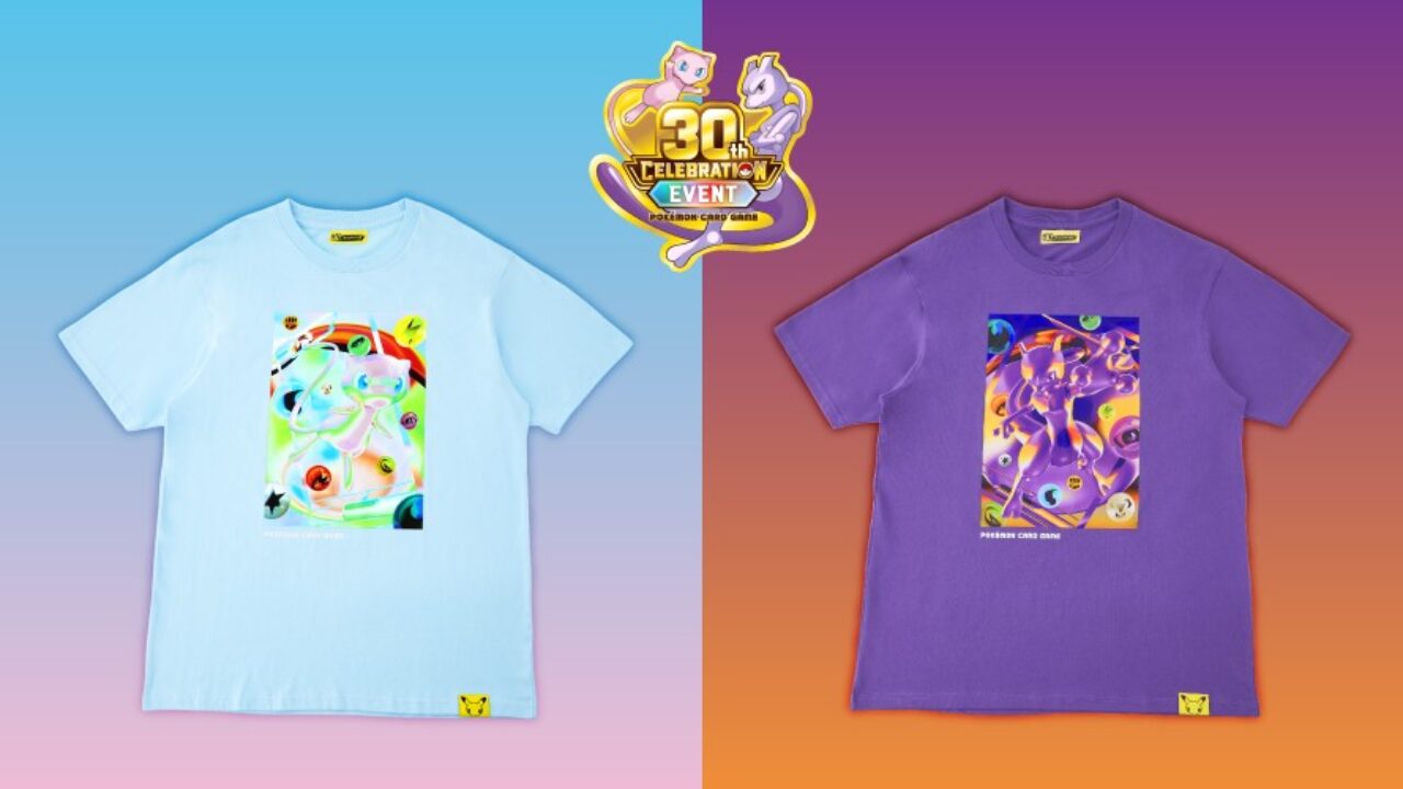 Pokemon 30th Celebration TCG T-Shirts Announced For Japan