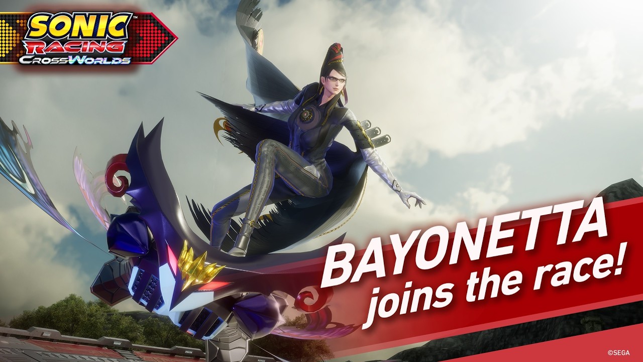 Bayonetta Joins Sonic Racing: Crossworlds — SEGA Confirms First Free Year 2 DLC Ahead of October 9, 2026 Showcase - Nintendo News Article