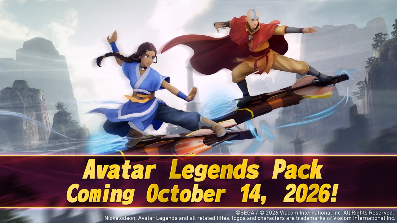 Sonic Racing: CrossWorlds Avatar Legends Pack DLC Launches October 14, 2026 - Nintendo News Article