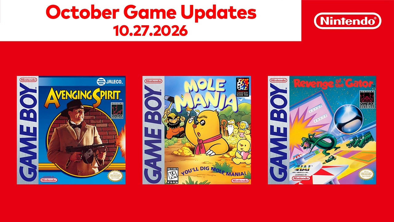 Nintendo Switch Online Adds Avenging Spirit, Mole Mania, and Revenger Of The Gator to Game Boy Catalogue - Nintendo News Article